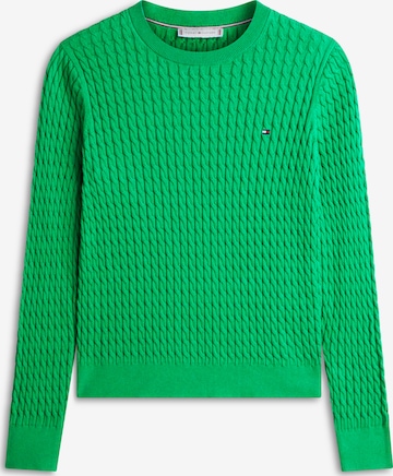 Pull-over TOMMY HILFIGER en vert : devant