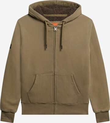 Superdry Tréning dzseki - zöld: elől