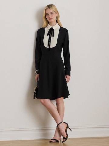 Robe-chemise 'LEYTHIA' Lauren Ralph Lauren en noir : devant