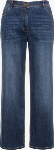 Ulla Popken Jeans in Blauw: voorkant