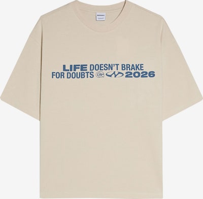 Bershka Paita värissä tummabeige / sininen, Tuotenäkymä