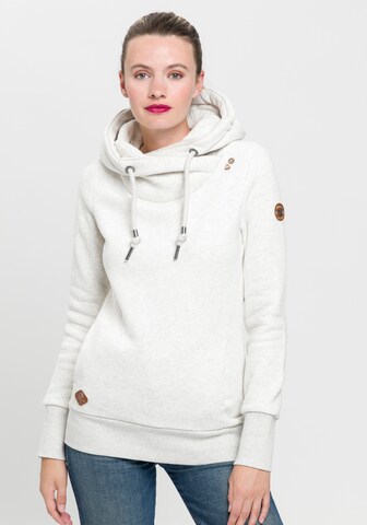 Ragwear Sweatshirt in Weiß: Vorderseite