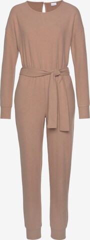 LASCANA Loungewear in Brown: front