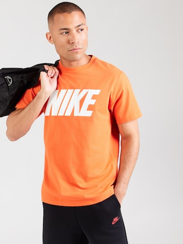 Nike Sportswear Särk 'Club', värv oranž: eest vaates