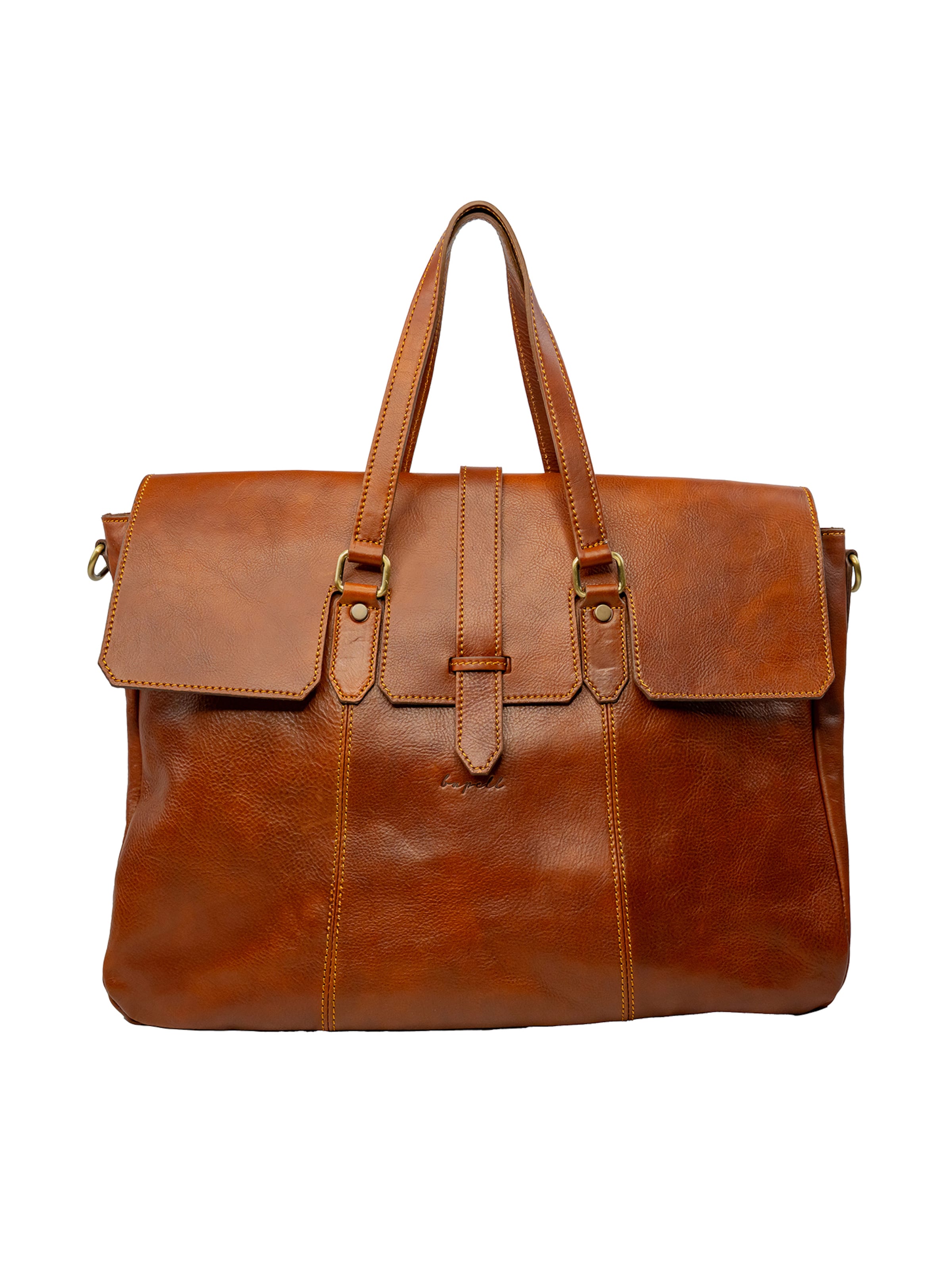 bupell Briefcase 'Estella' in Brown: front