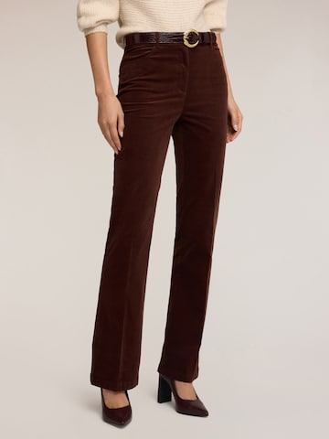 évasé Pantalon MOTIVI en marron