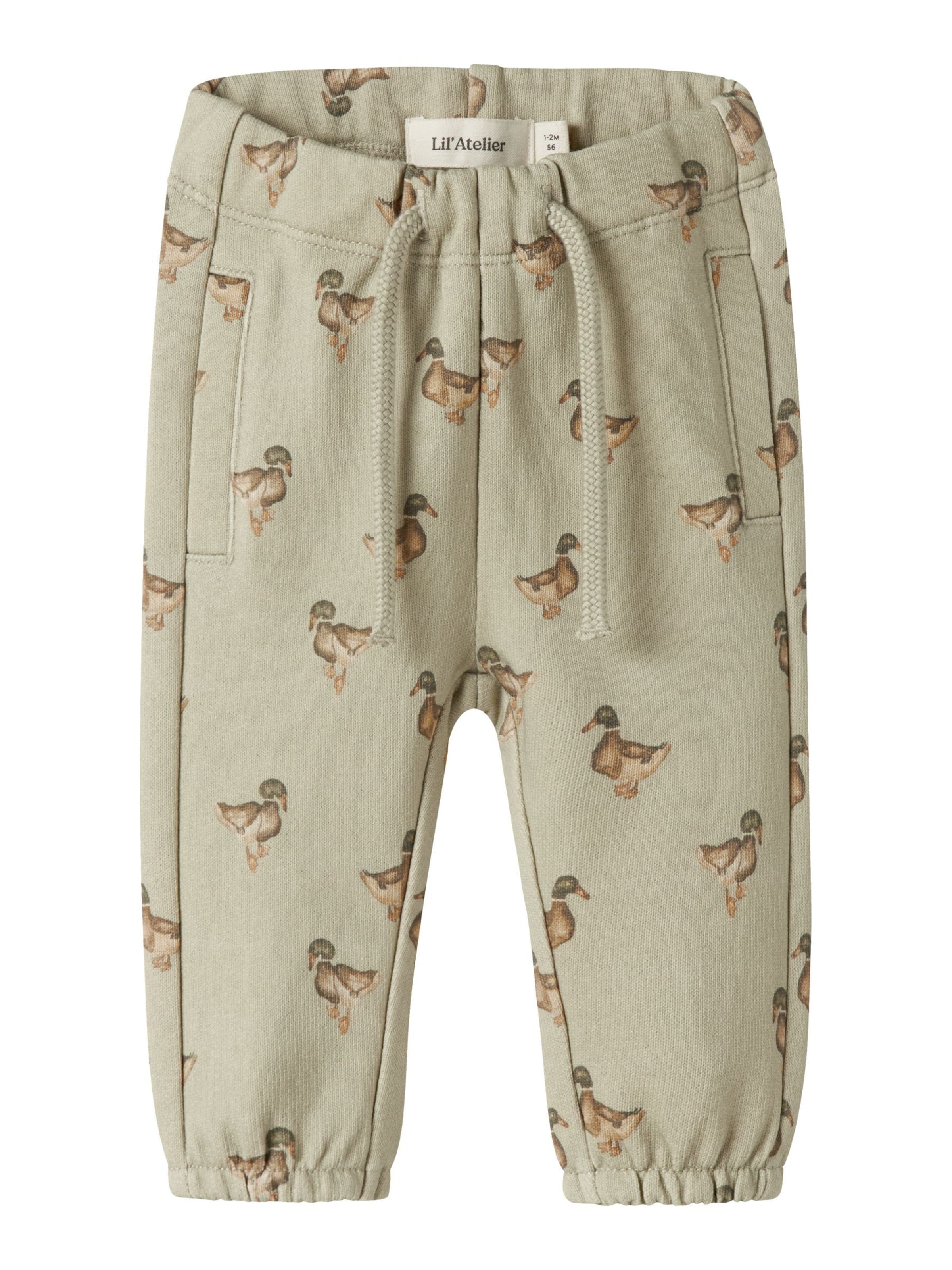 Lil'Atelier - Tapered Pantalón en verde: frente
