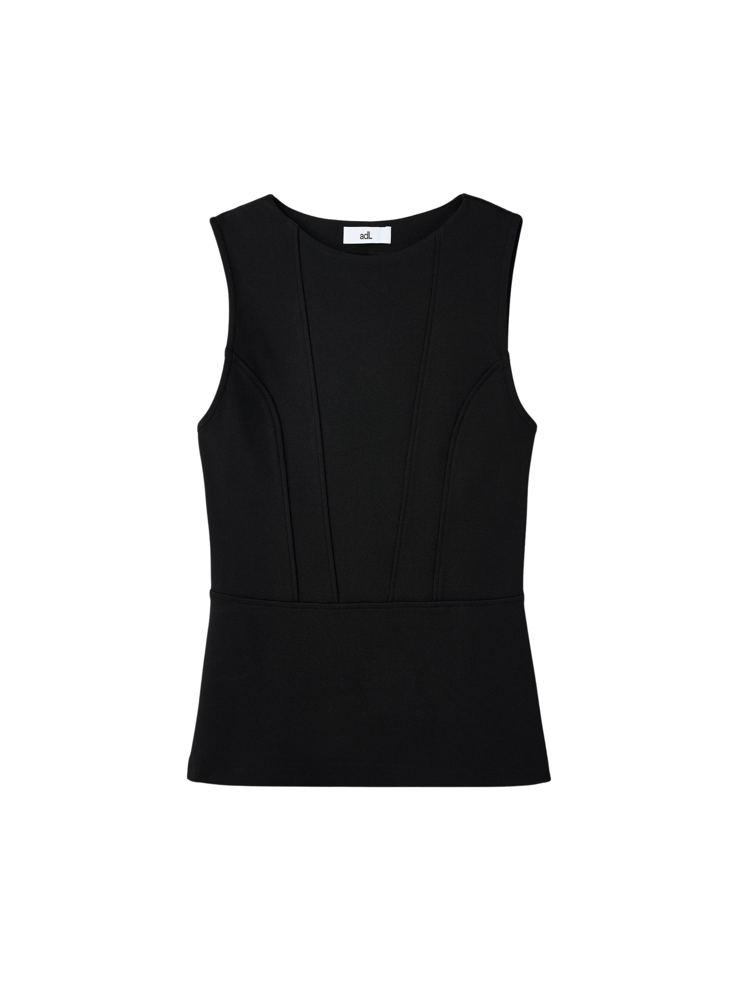 adl Blouse in Zwart: voorkant