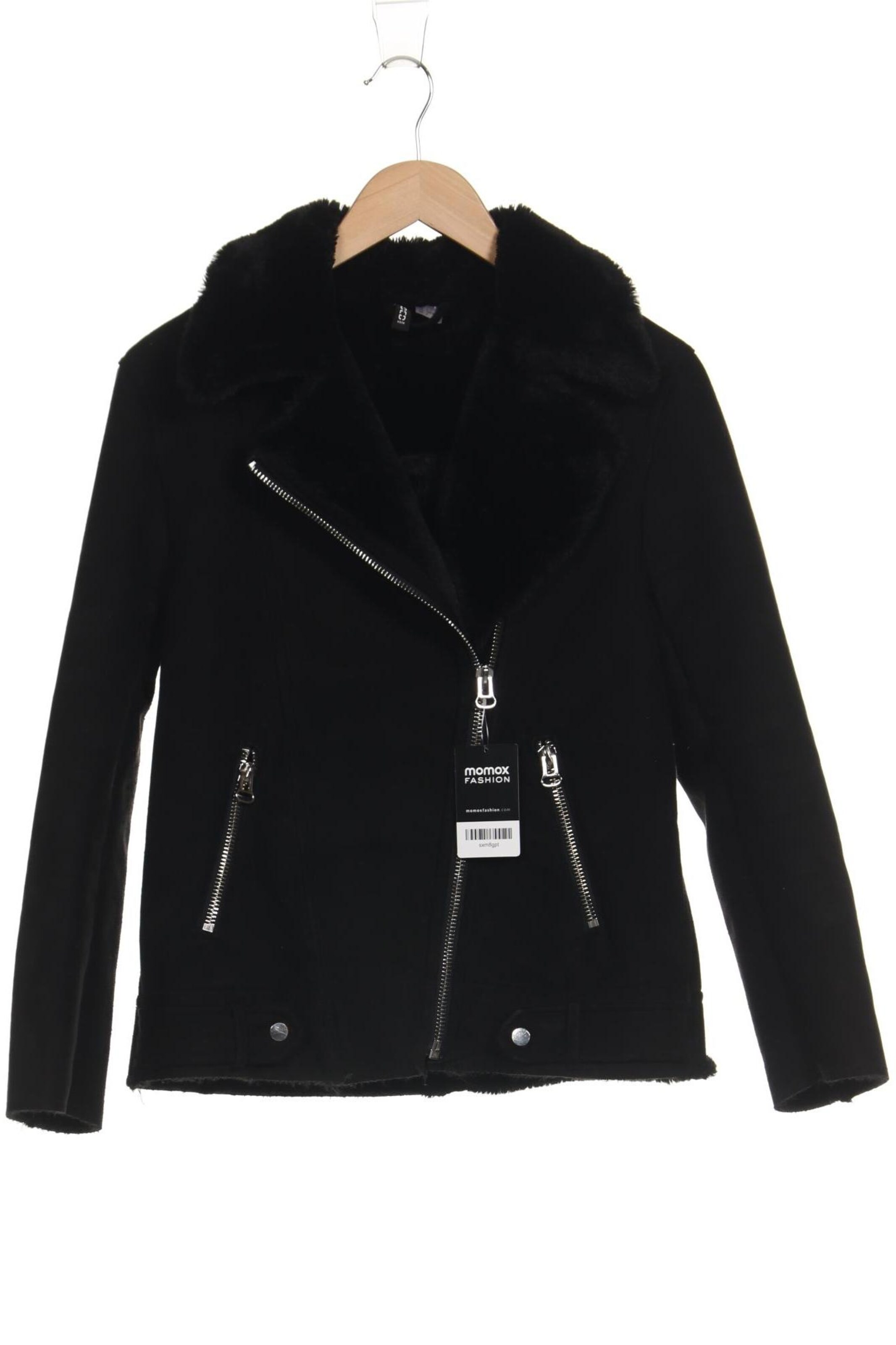 Flauschige Jacke Schwarze Jacke Hm Teddy Fleece Jacke Tragejacke H