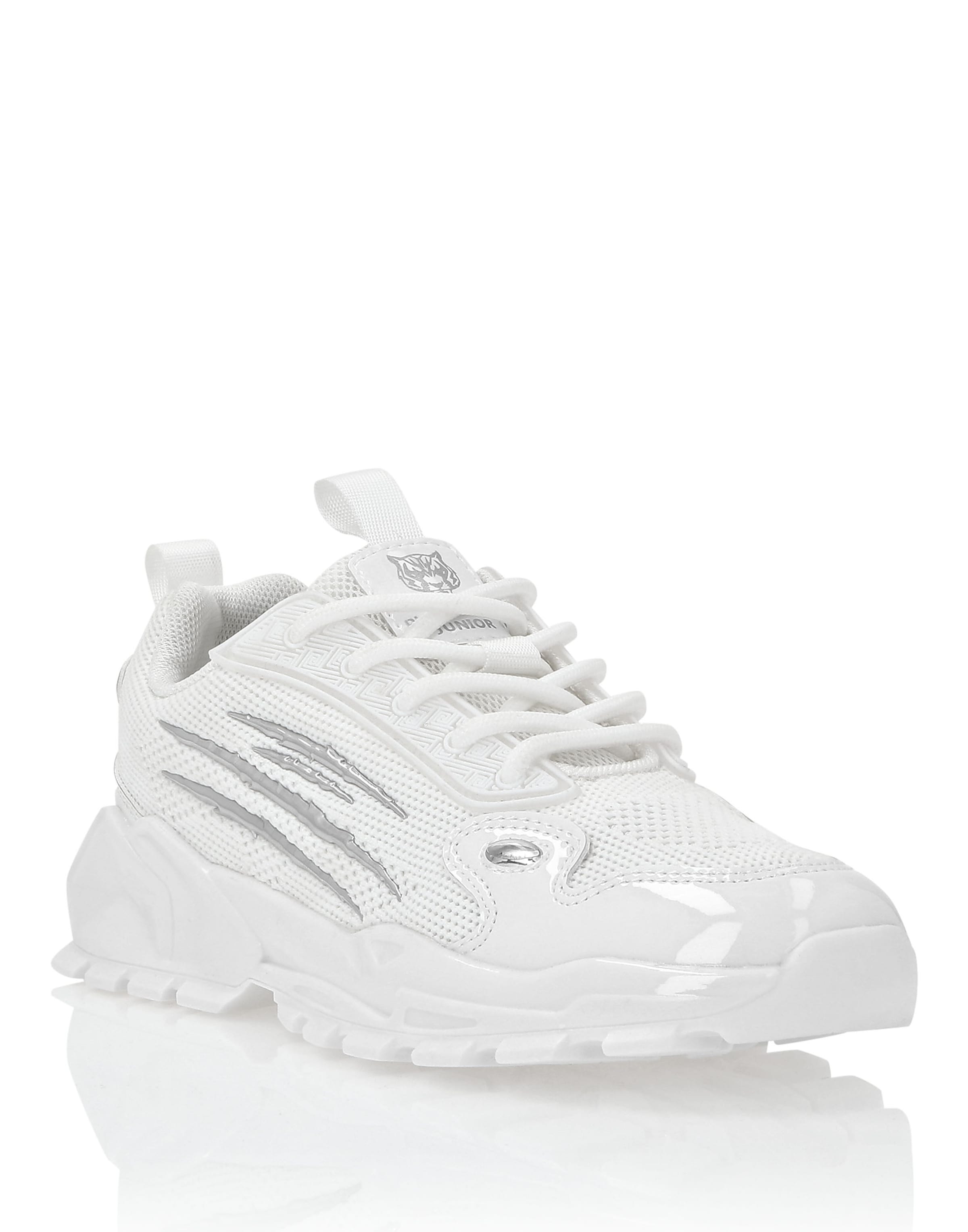 Plein Sport Sneaker in silber / weiß, Produktansicht