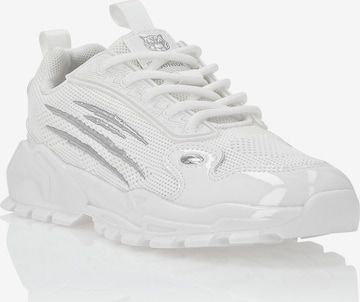 Plein Sport - Sapatilhas em branco: frente