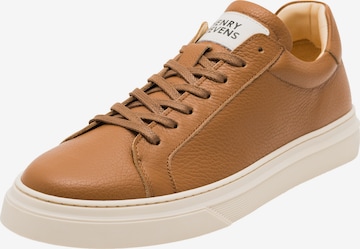 Henry Stevens Platform trainers 'Travis S1' in Brown: front