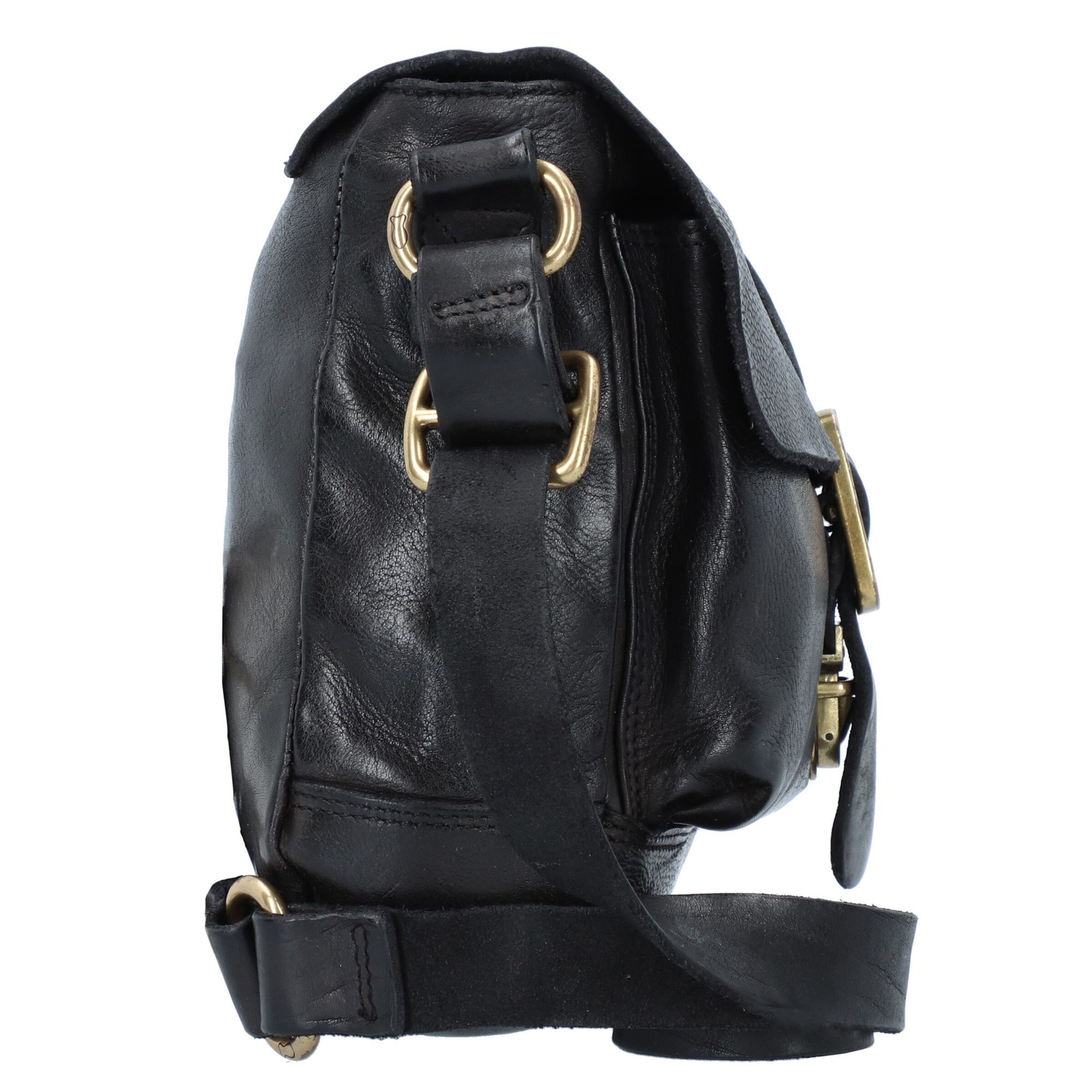 Campomaggi Schoudertas 'Garofano' in Zwart