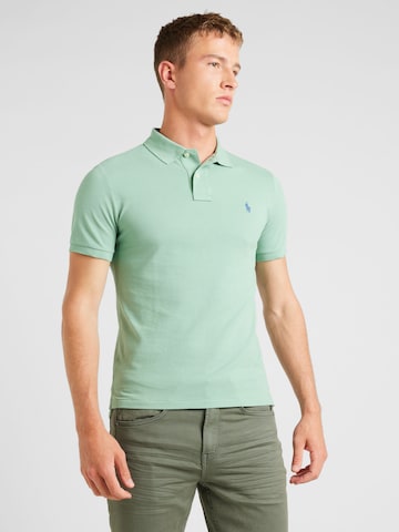 Coupe regular T-Shirt Polo Ralph Lauren en vert : devant