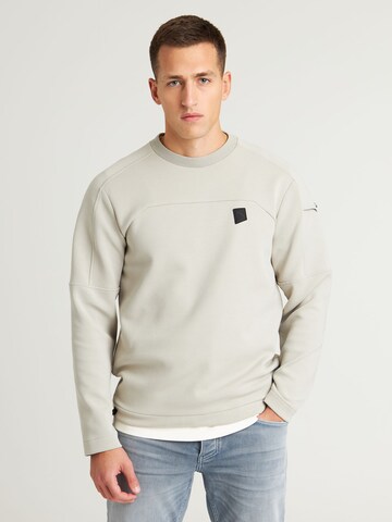 CHASIN' Sweatshirt 'Vice' in Grijs: voorkant