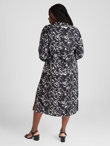Vero Moda Curve Blousejurk 'Cia' in Zwart
