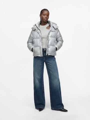 KARL LAGERFELD JEANS Zimná bunda - Sivá
