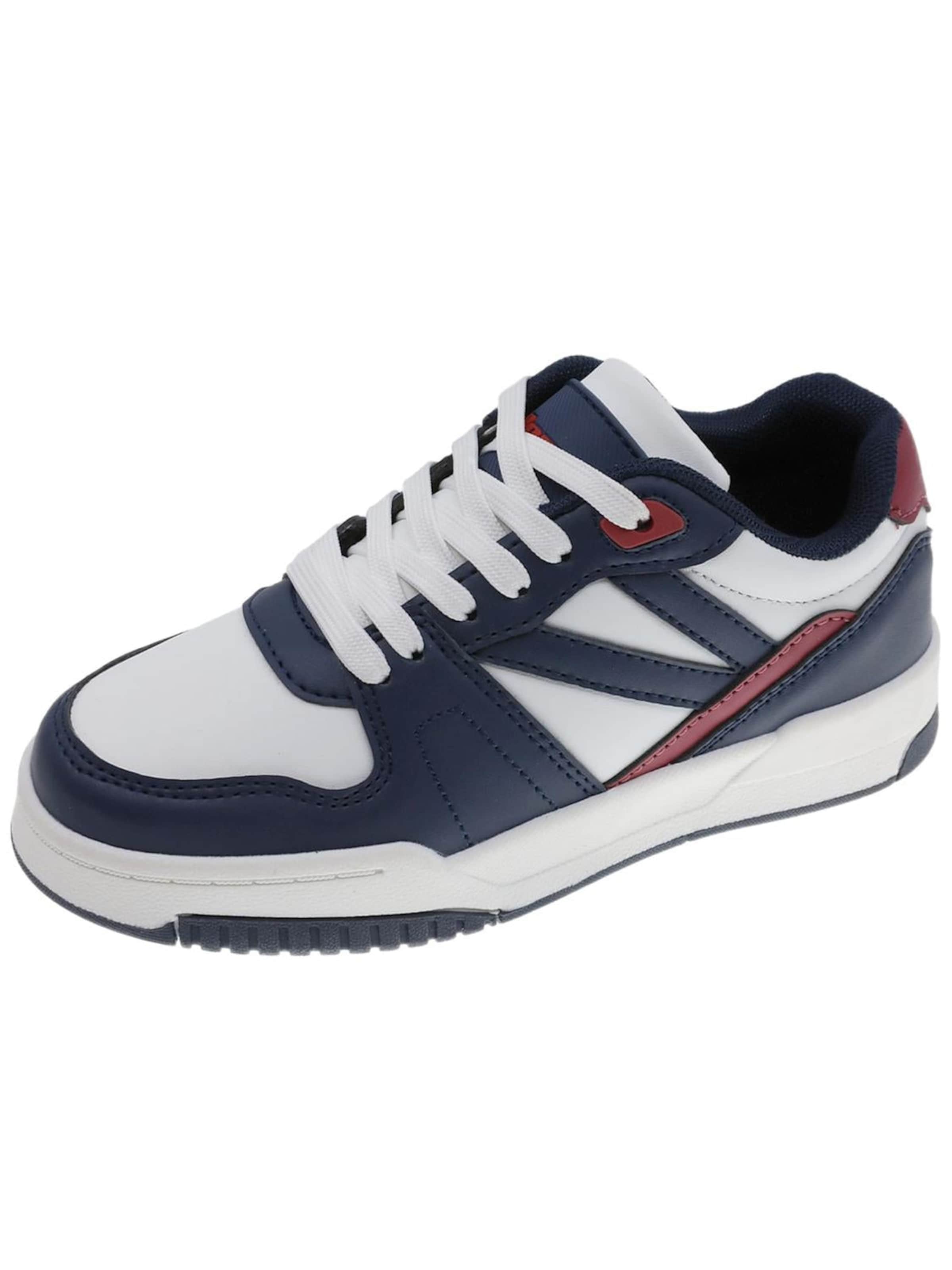 Beppi Baskets 'Casual Shoe' en 36 en bleu foncé / rouge foncé / blanc, Vue avec produit