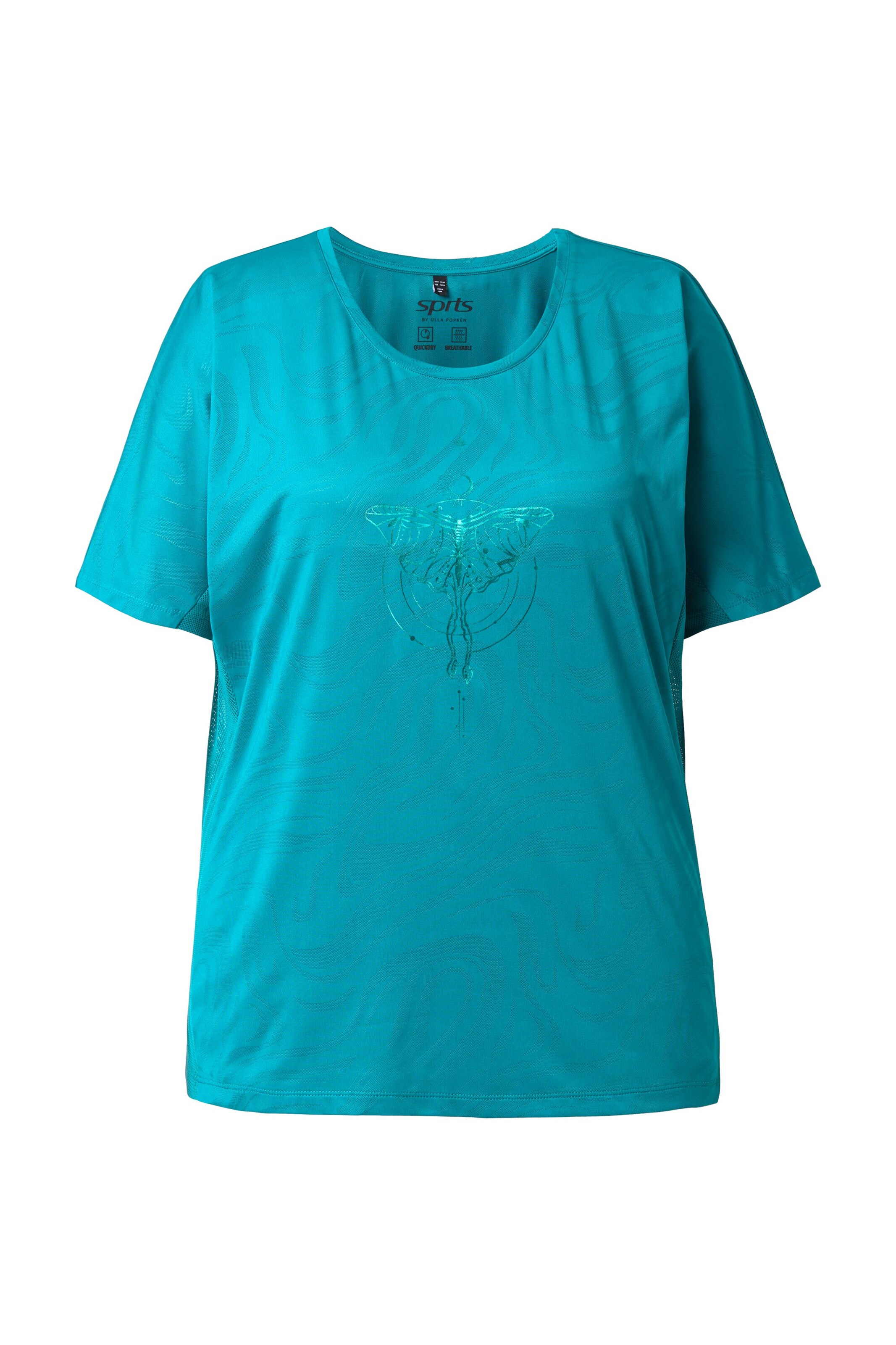 Ulla Popken Shirt in Blauw: voorkant