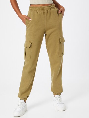 Urban Classics Конический (Tapered) Брюки-карго в Зеленый: спереди