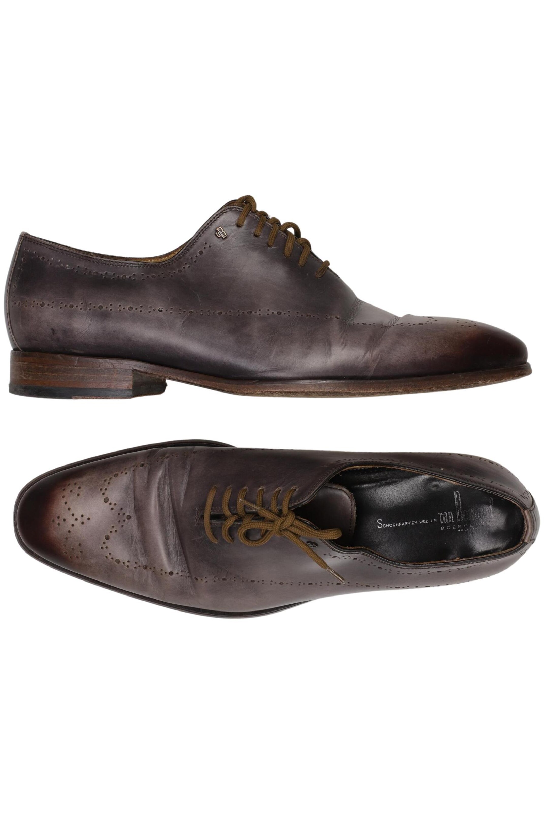 Floris van Bommel Flats & Loafers in 42 in Brown: front