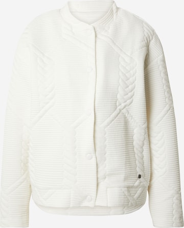 Key Largo - Sudadera con cremallera 'STACEY' en blanco: frente