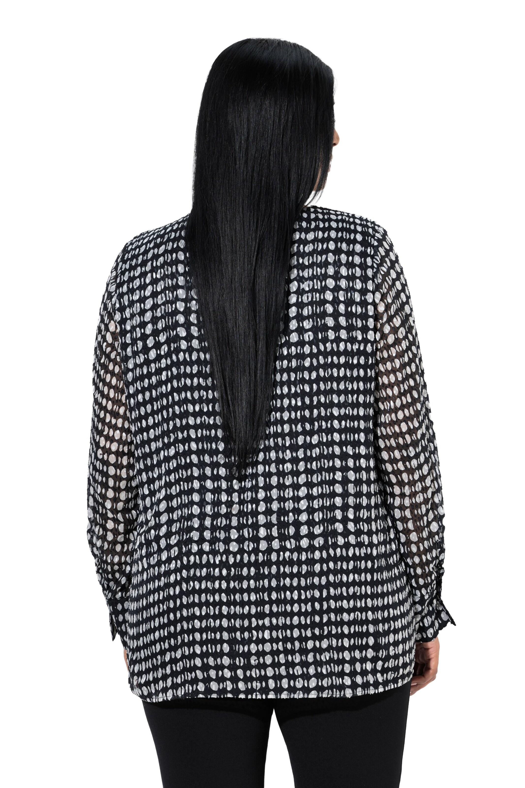 Ulla Popken Blouse in Zwart