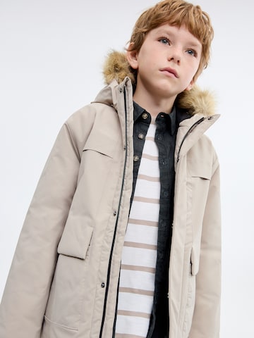 MANGO KIDS Vinterjacka 'Carlos' i beige