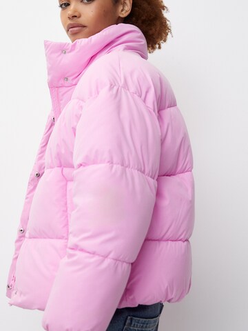 Pull&Bear Overgangsjakke i pink