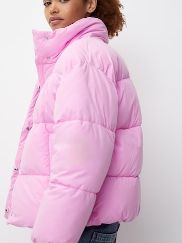 Pull&Bear Přechodná bunda – pink