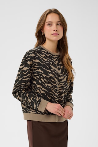 SAINT TROPEZ Sweatshirt 'ZagnaSZ' in Beige: front