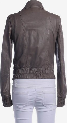 PATRIZIA PEPE Lederjacke / Ledermantel S in Grau