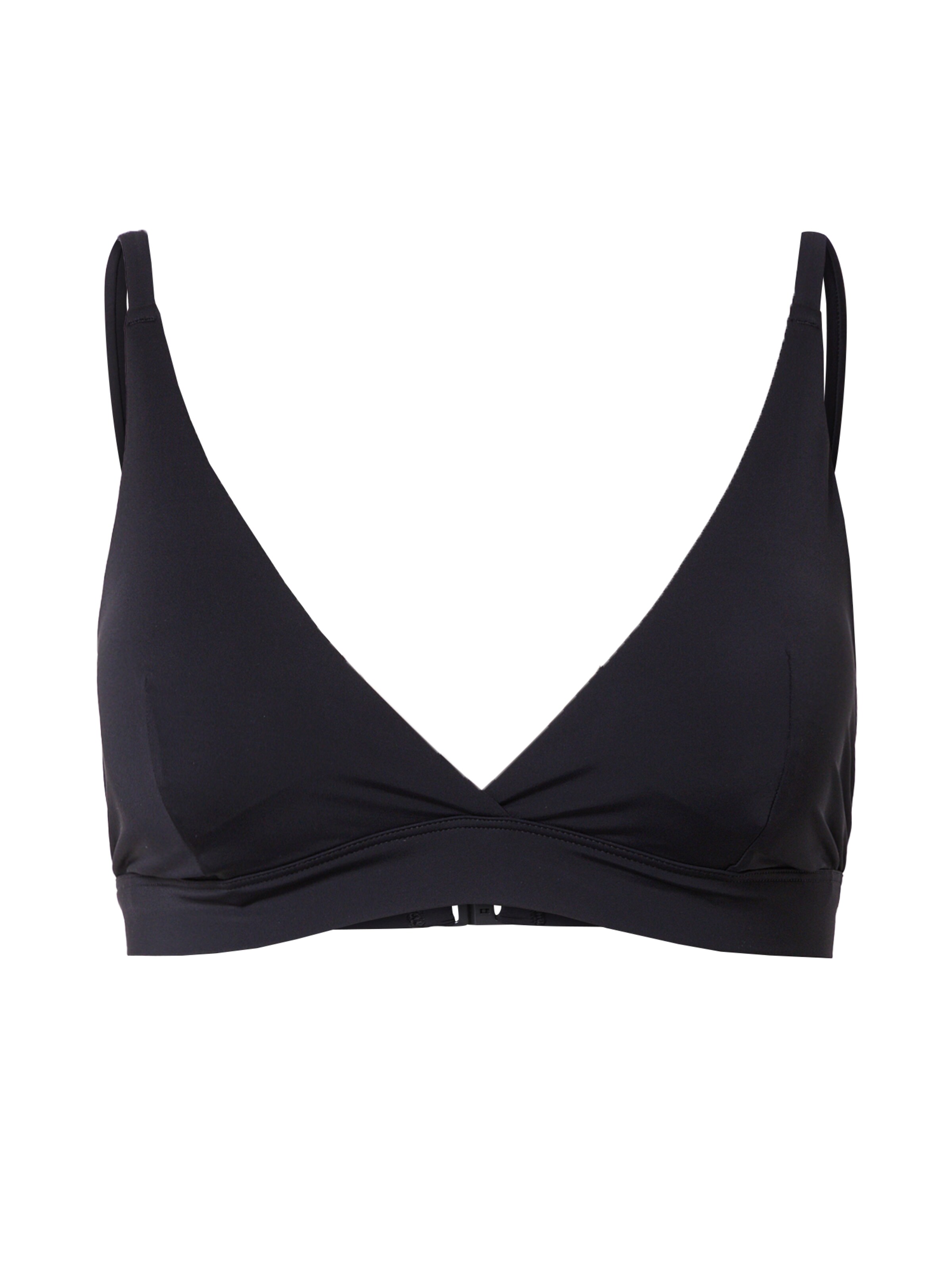 Lindex Trojuholníky Bikinový top - Čierna: predná strana