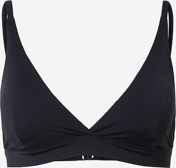 Lindex Triangle Bikini top in Black: front