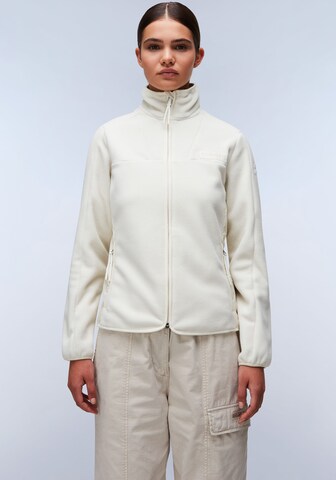 NAPAPIJRI Fleece Jacket in Beige: front
