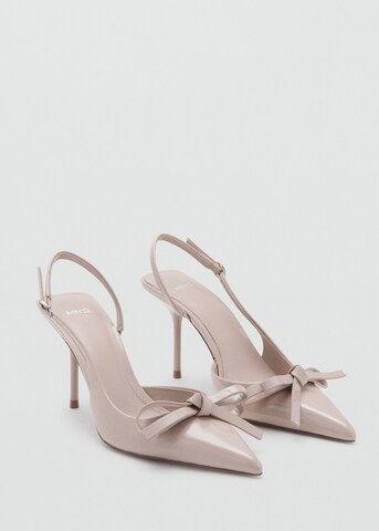 MANGO Slingback Pumps 'Coreo' in Beige