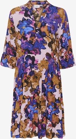 SAINT TROPEZ Šaty 'Eda' – fialová: přední strana