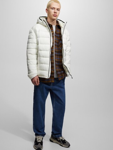 Pull&Bear Between-Season Jacket in White