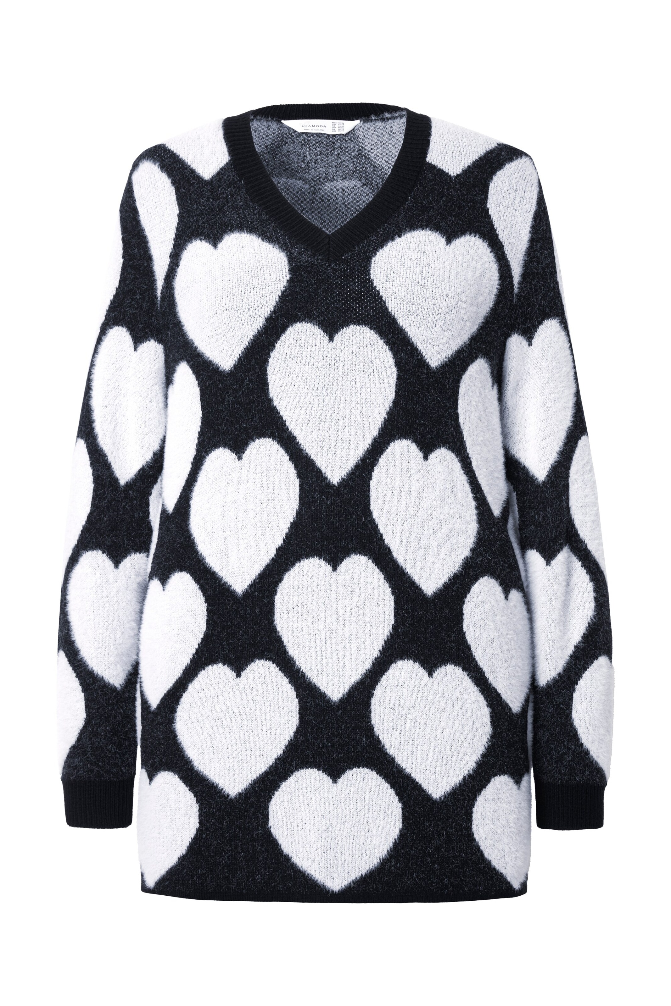 MIAMODA Pullover in Schwarz: Vorderseite