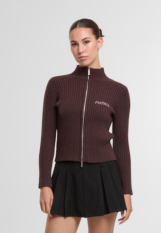 Cardigan Another Cotton Lab en marron : devant