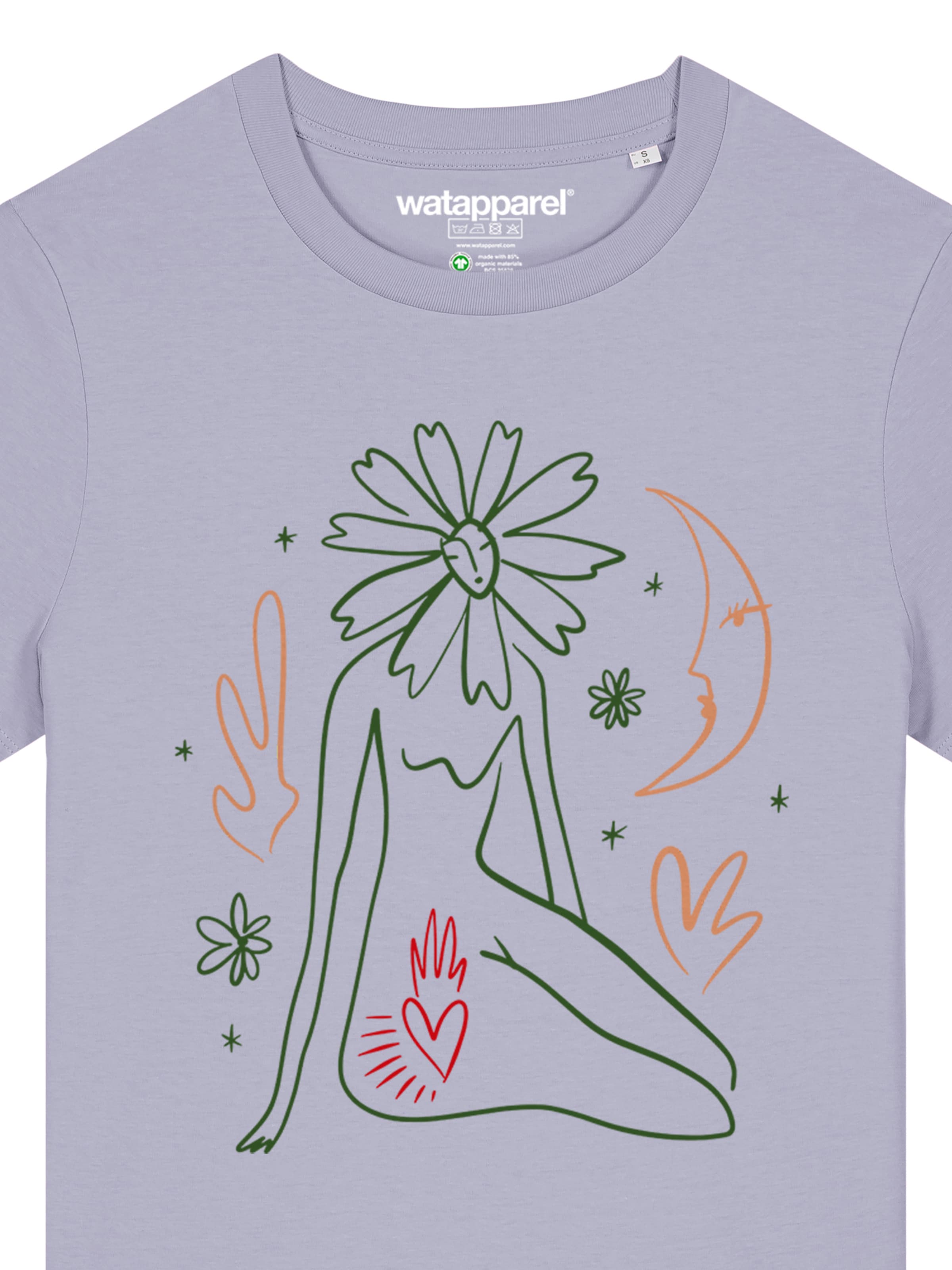 Watapparel Shirt 'Love And Flex' in Purple