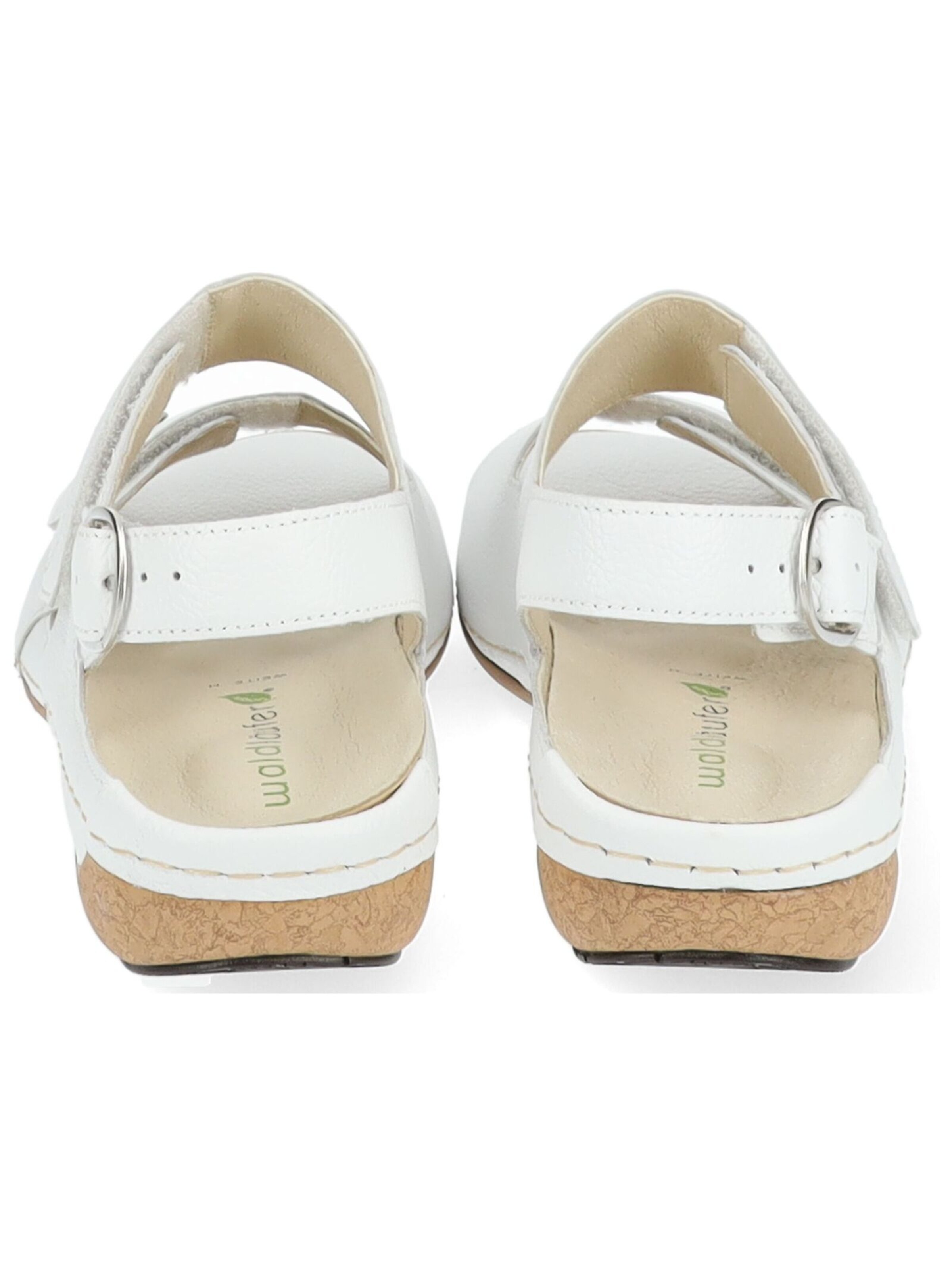 WALDLÄUFER Sandalen met riem 'Heliett' in Wit