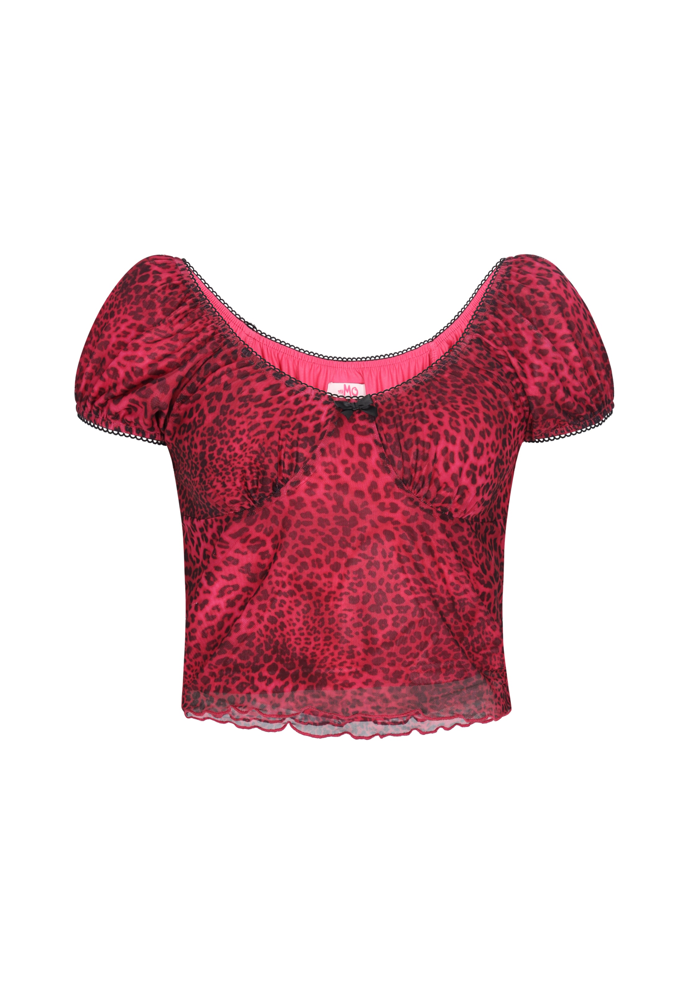 MYMO Blouse in Roze: voorkant