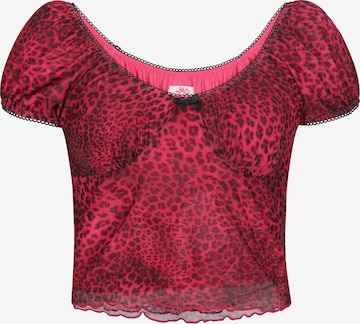 MYMO Blouse in Roze: voorkant
