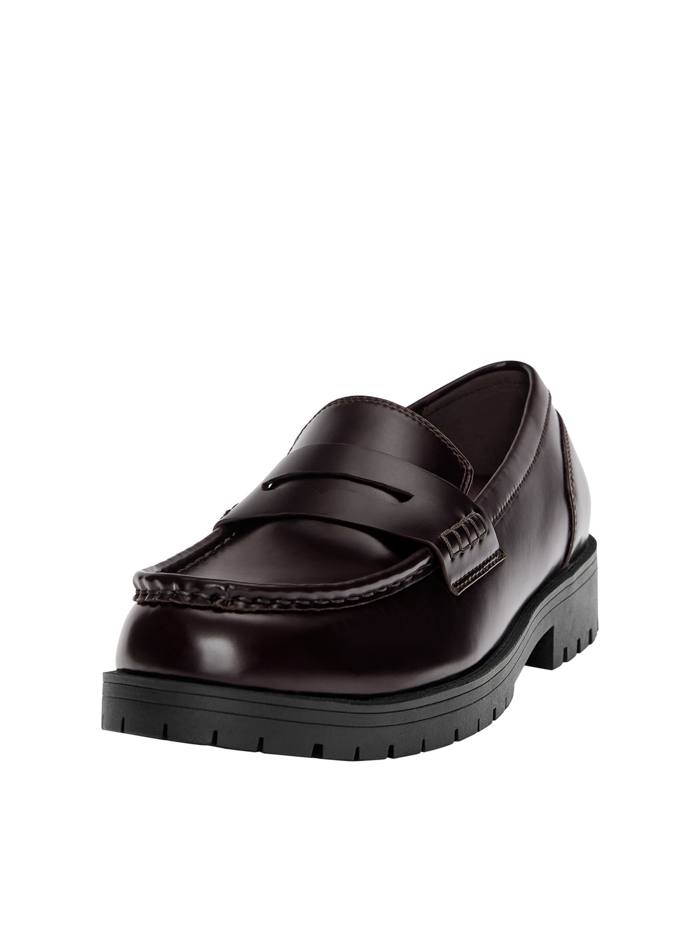 Pull&BearMokasinke - crvena boja: prednji dio