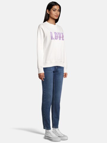 salzhaut Sweatshirt 'RABHAHN' in Wit