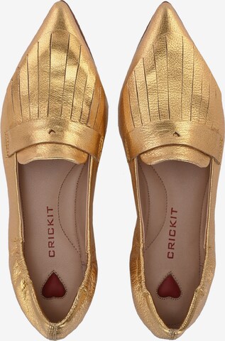 Crickit Classic Flats ' JANET ' in Gold