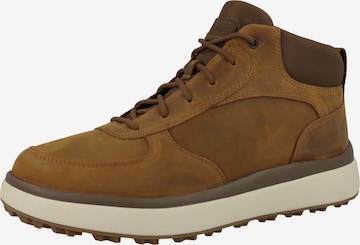 GEOX - Botas com atacadores em amarelo: frente