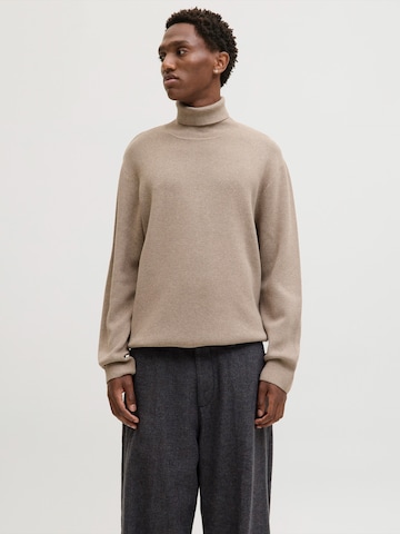 Jack & Jones Premium Tröja 'JPRBLAMILANO' i grå: framsida