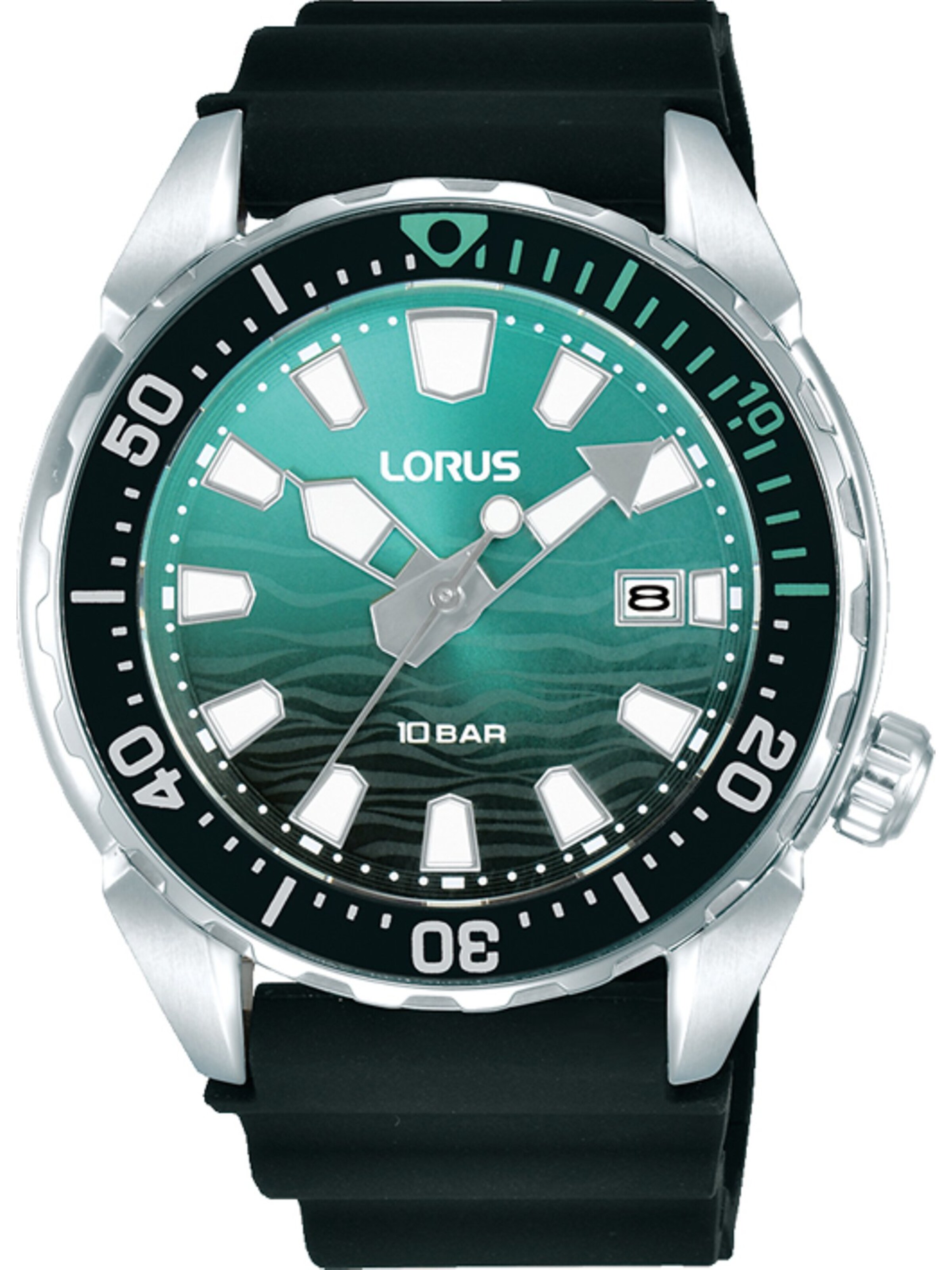 LORUS Analog Watch in Silver: front
